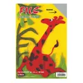 Dekofilz (Farbfilz) 20x30cm - grau 10Stück/Packung